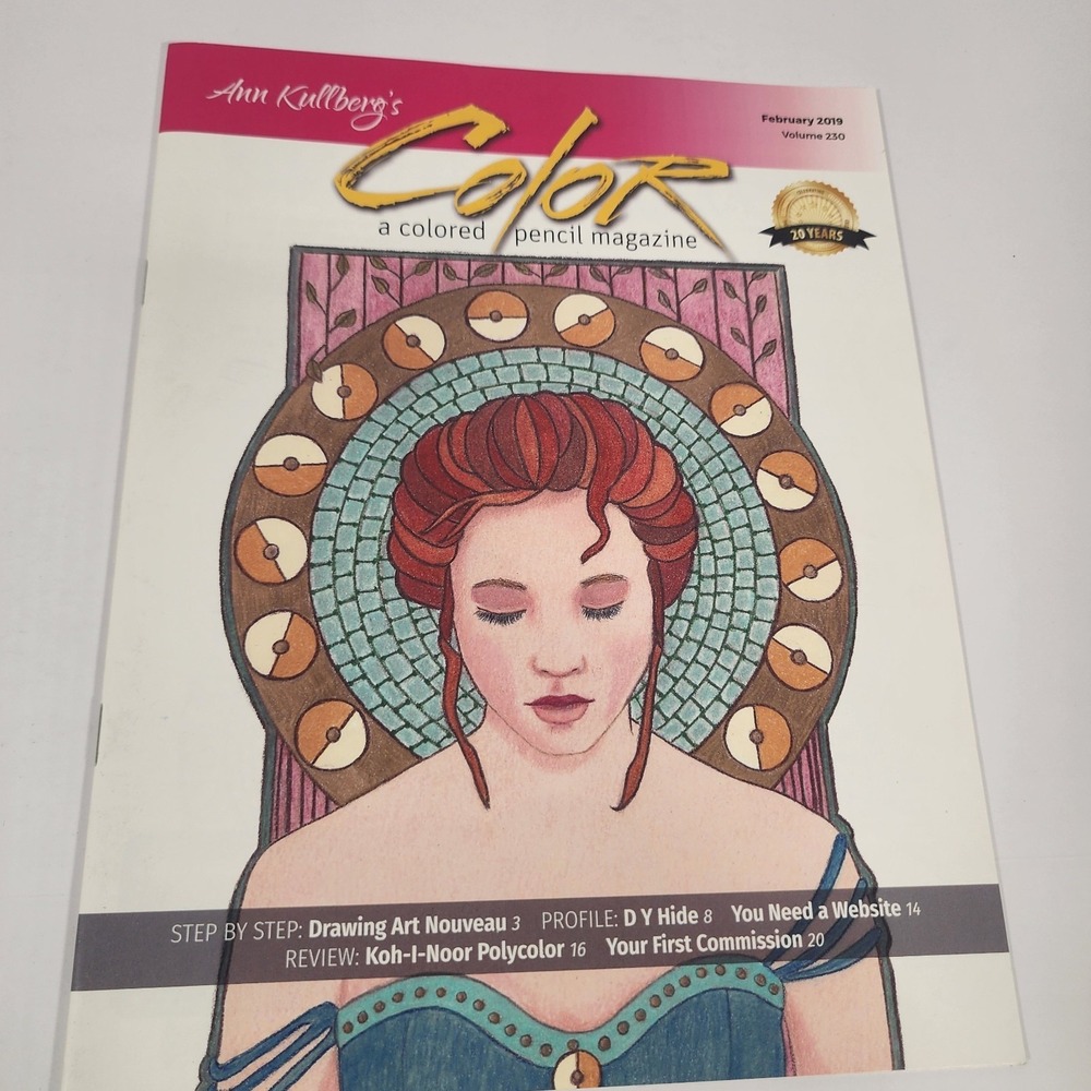 Color Magazine February 2019 By Ann Kullberg‎ Colored Pencil Art
